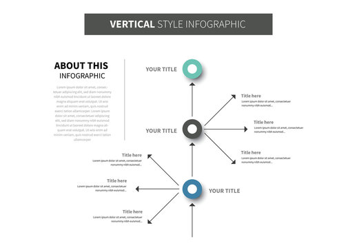 Vertical Mind Map Infographic Layout